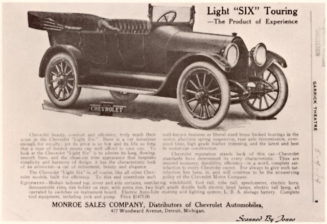 1914 Chevrolet advertisement